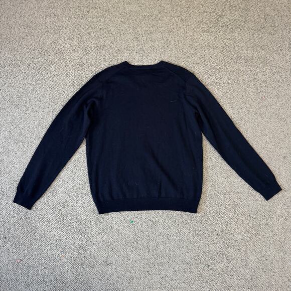 Joseph Abboud Extra Fine 100% Merino Wool V Neck Sweater US Men's L - Picture 3 of 6